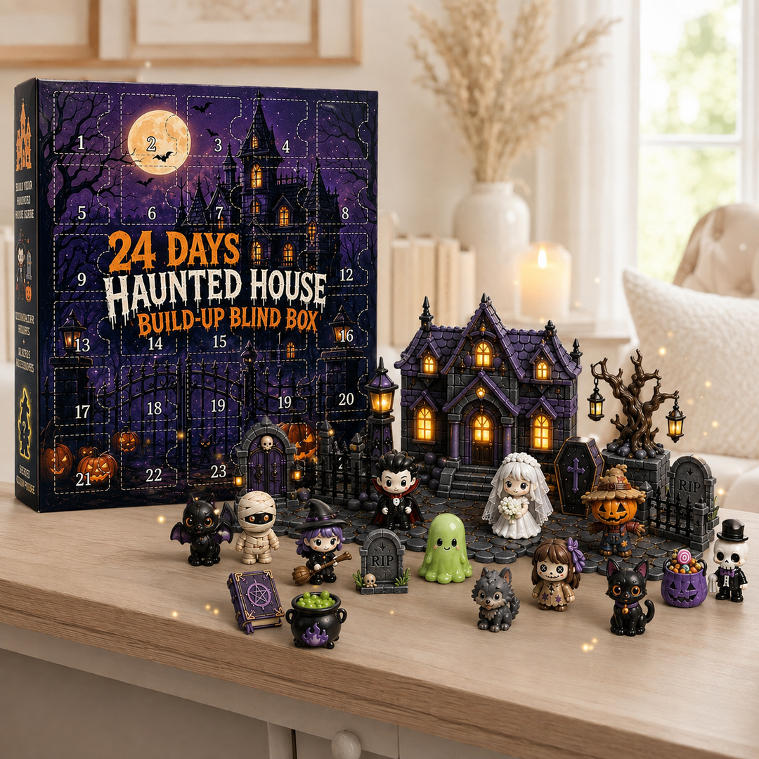 24-Day Haunted House Build-Up Halloween Advent  Calendar Blind Box