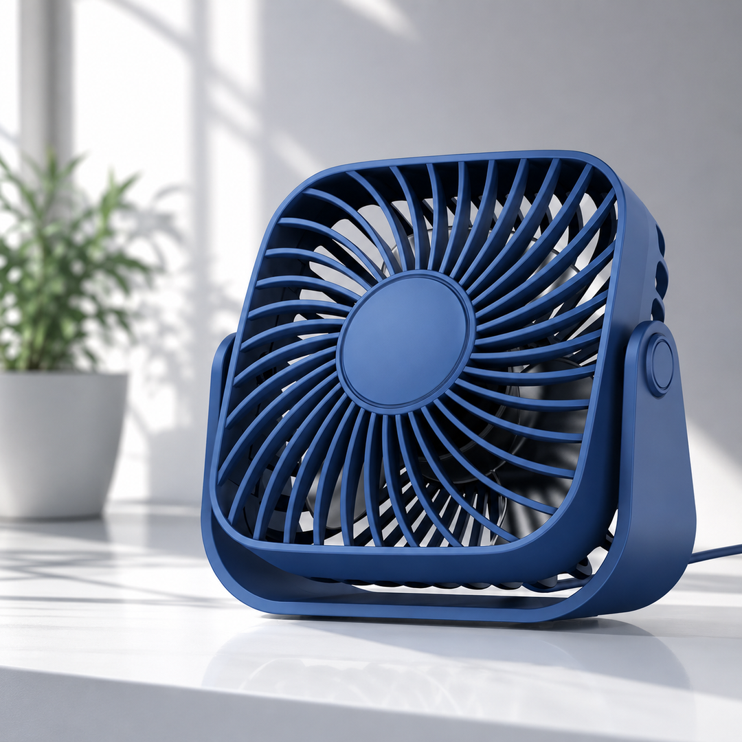 4 Inch USB Mini Portable Fan 3 Speed Quiet Personal Desk Fan 360 Adjustable
