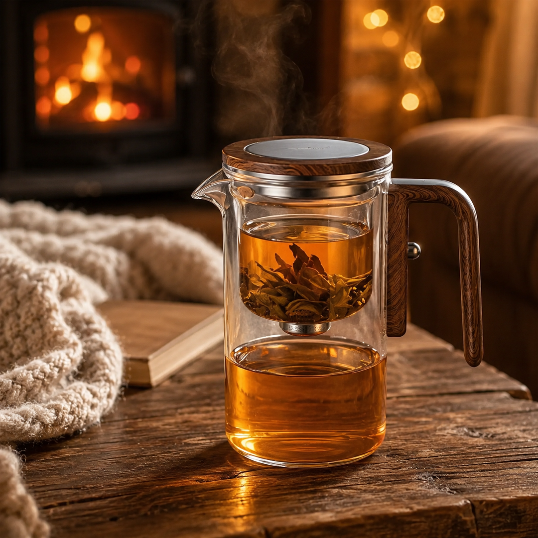 Magnetic Infuser Teapot with Filter Glass Teapot