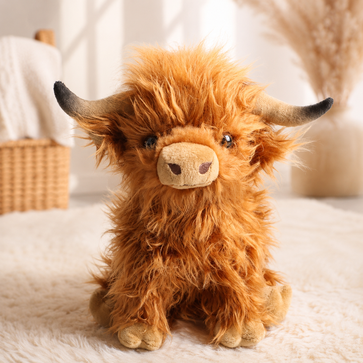 Highland Cow Plush Soft Stuffed Cattle Kids Gift