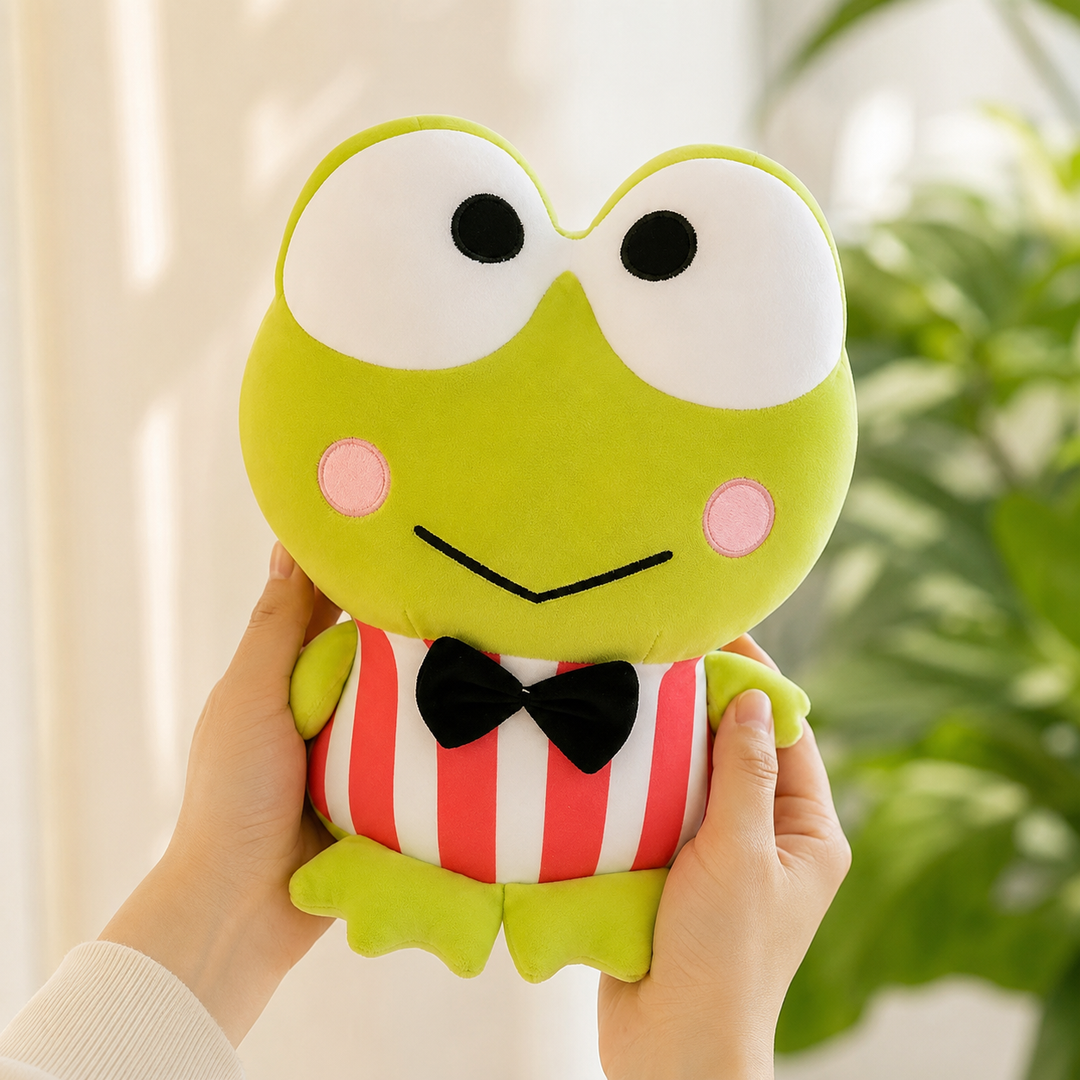 Big Eye Frog Plush Toy Soft Quirky Holiday Gift