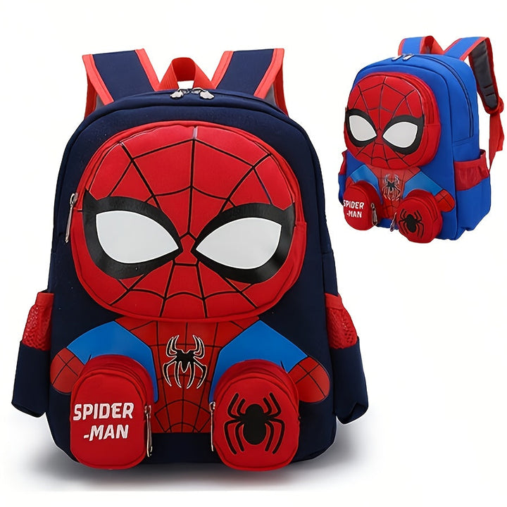 Spider-Man Boys School Backpack with Large Capacity, Great Gift for Kids