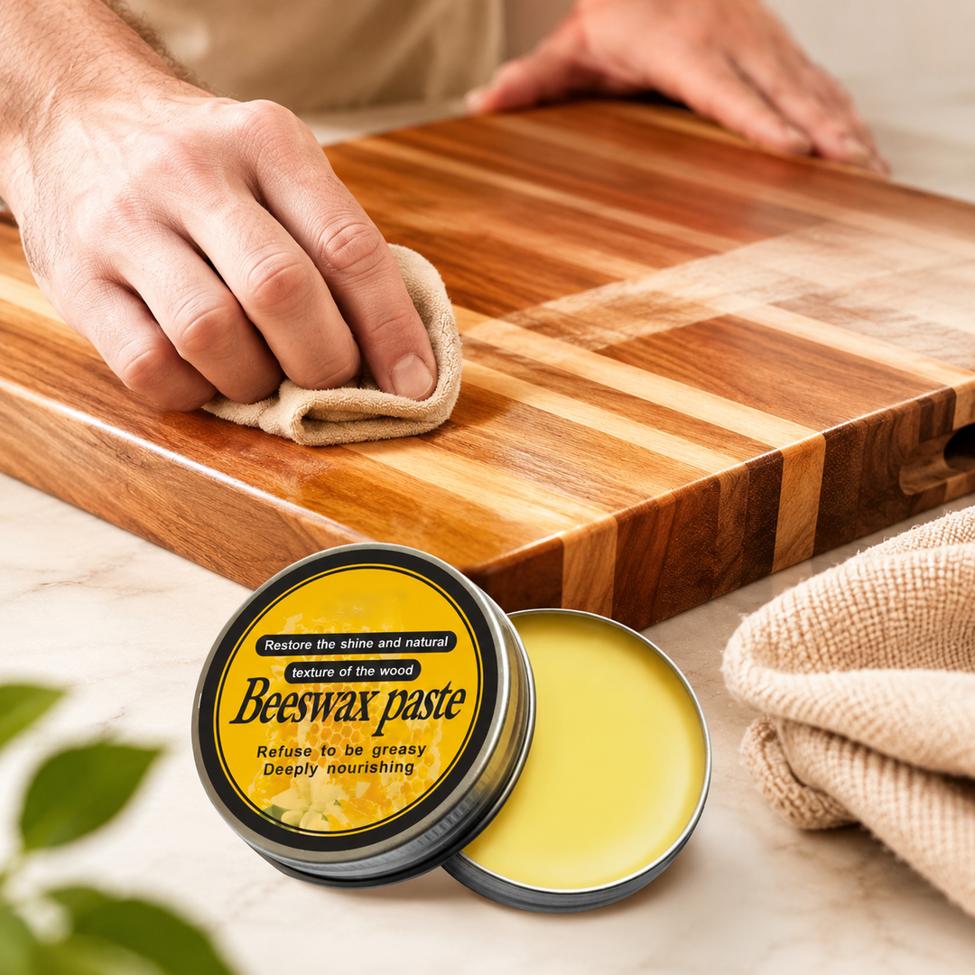 Cutting Board Wax Beeswax Wood Conditioner Polish for Butcher Block &amp; Utensils