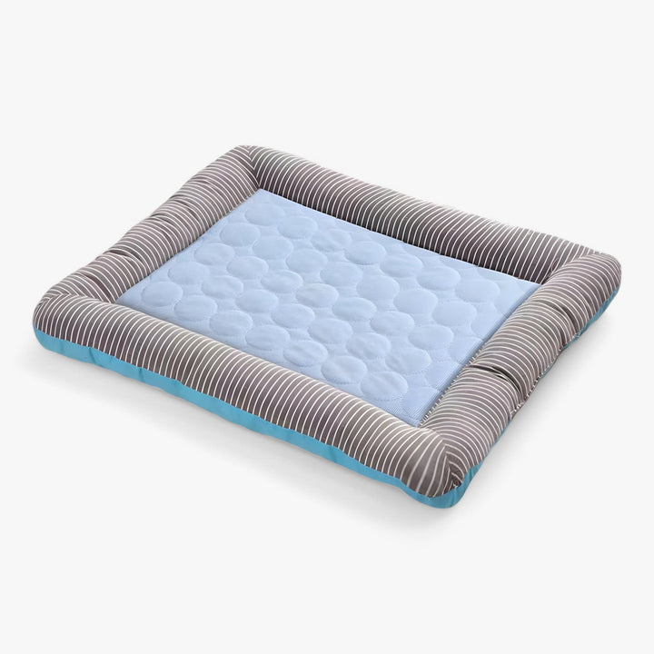 Pet Cooling Mat with Cushioned Edges for Dogs and Cats