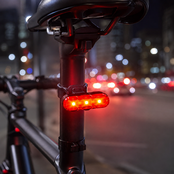 LED Bicycle Front and Rear Light USB Rechargeable 1000 and 500 Lumens