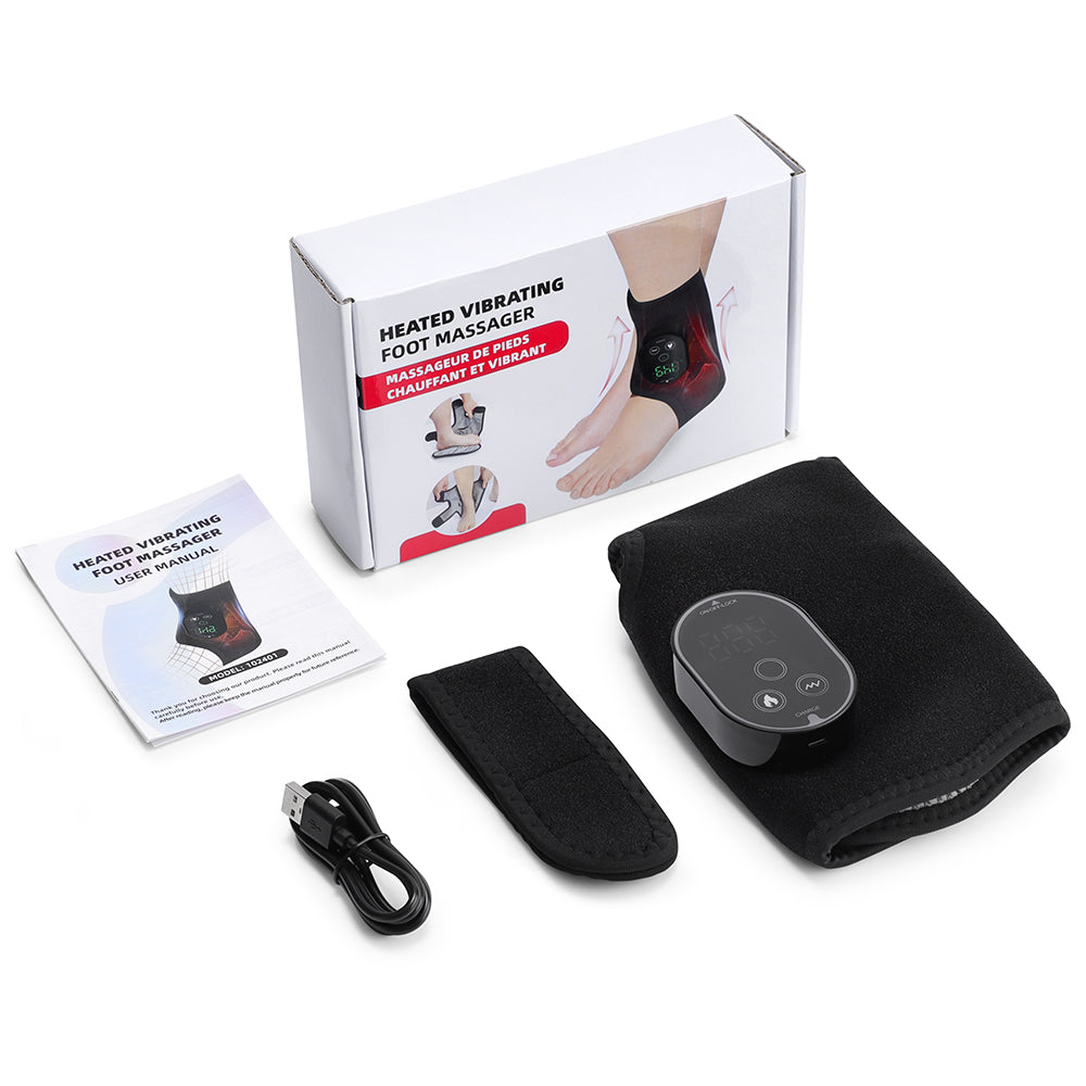 Cordless 4 in 1 Massage Pad for Elbow Knee Foot Ankle Relief