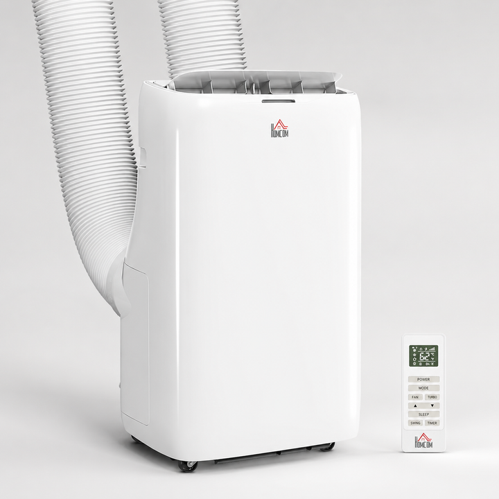 14000 BTU Dual Hose Inverter Portable Air Conditioner 3-in-1 Cool Dehumidifier
