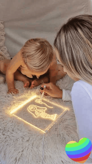 LED Night Light Board Square Wall Fixture
