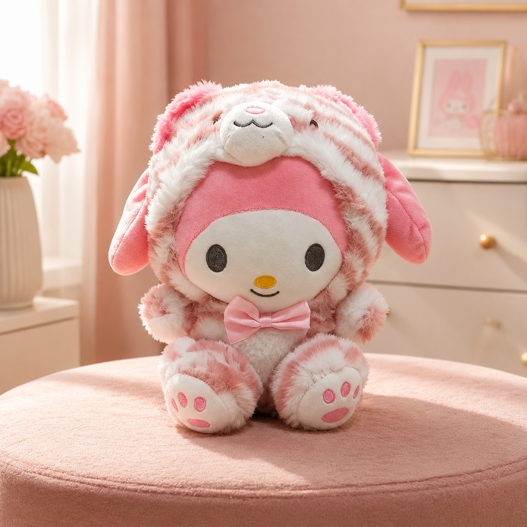 Cute Cartoon Plush Doll Set Kawaii Character Toys Kids Birthday Gift
