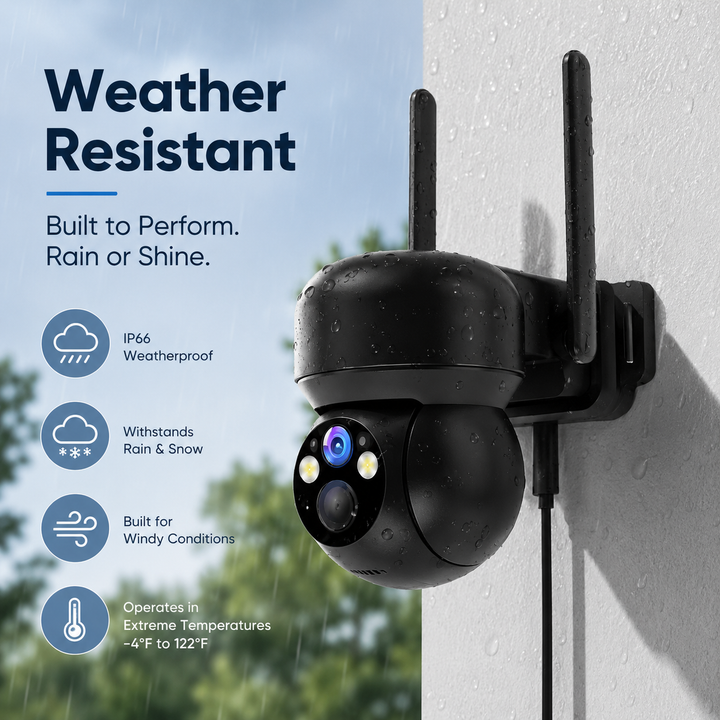 Solar Security Camera 4G LTE Outdoor No WiFi 365 Day Non-Stop Power