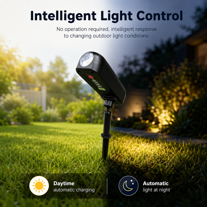 Solar Spotlights LED Outdoor Landscape Garden Path Waterproof 1-4 Pack