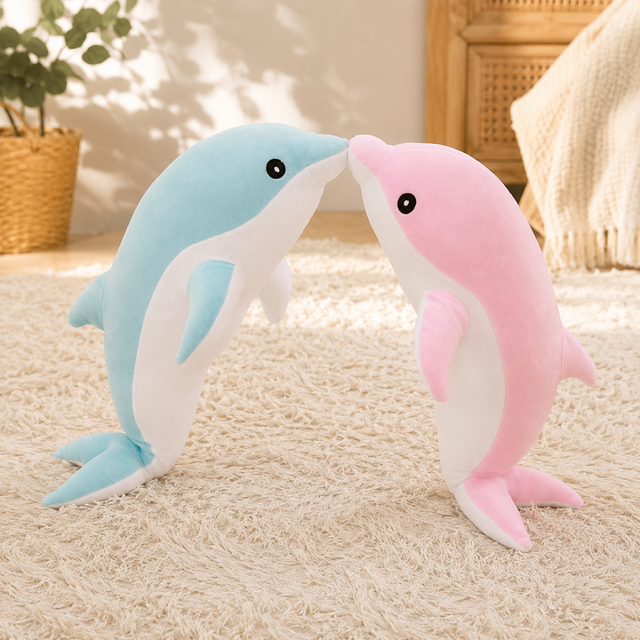 Lovely Dolphin Plush Toy Soft Stuffed Baby Pillow Kids Gift