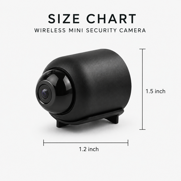 Small Wireless WiFi Security Cameras with Night Vision HD