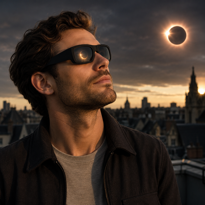 Solar Eclipse Sunglasses Sport Wraparound Eyewear for Safe Eclipse Watching