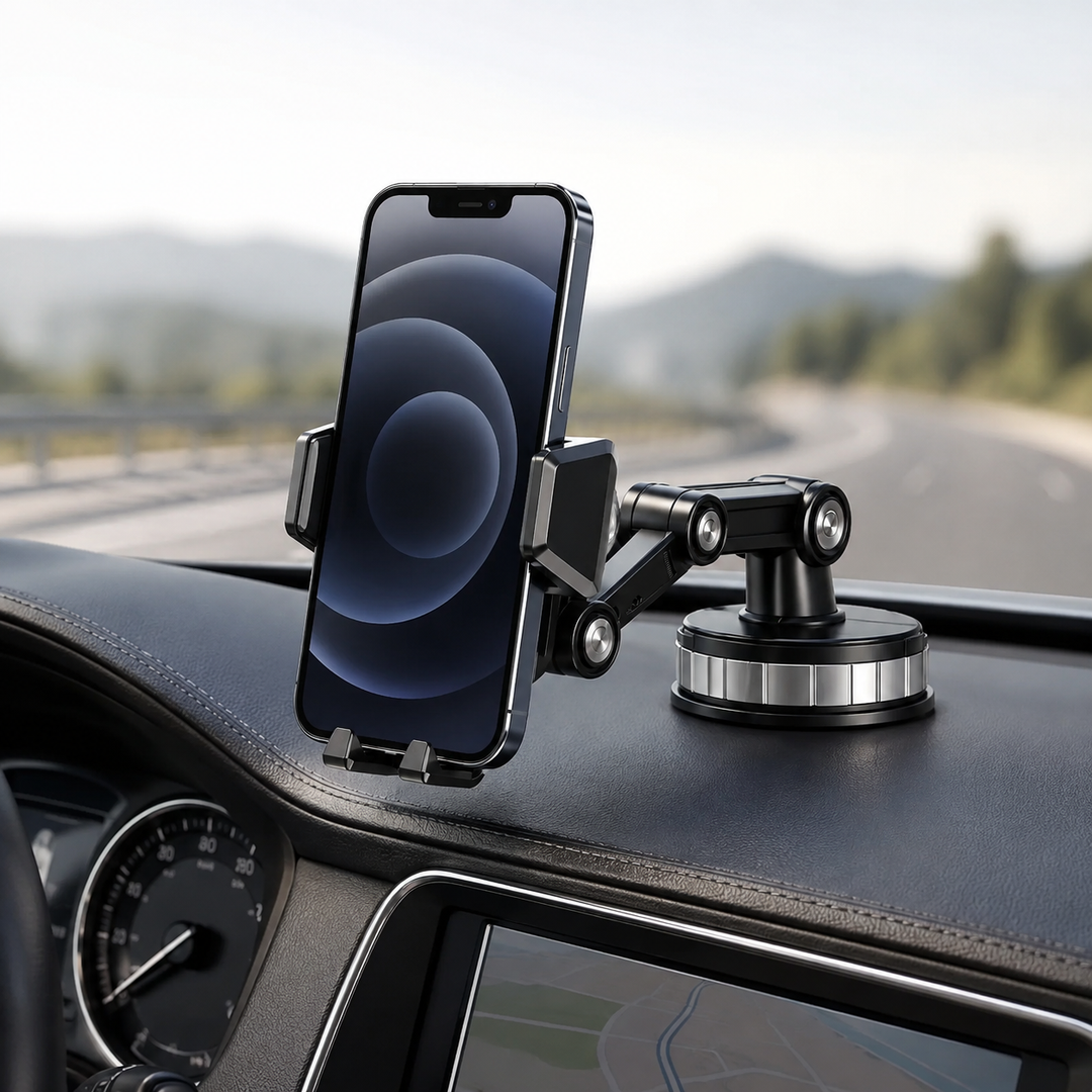 Car Phone Holder Suction Cup Mount 360 Degree Rotation