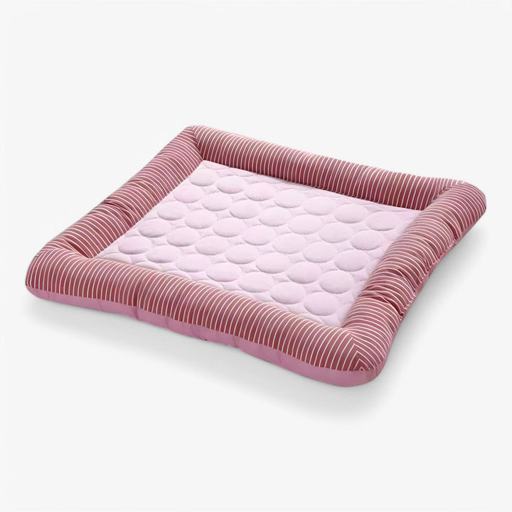 Pet Cooling Mat with Cushioned Edges for Dogs and Cats