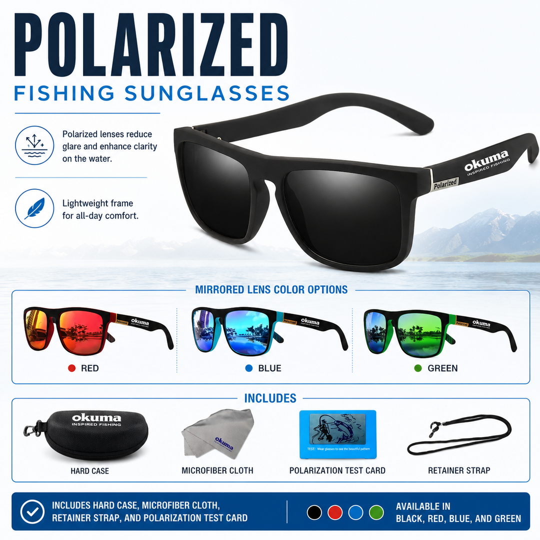 Fashion Polarized Fishing Sunglasses UV400 Outdoor Driving Sports