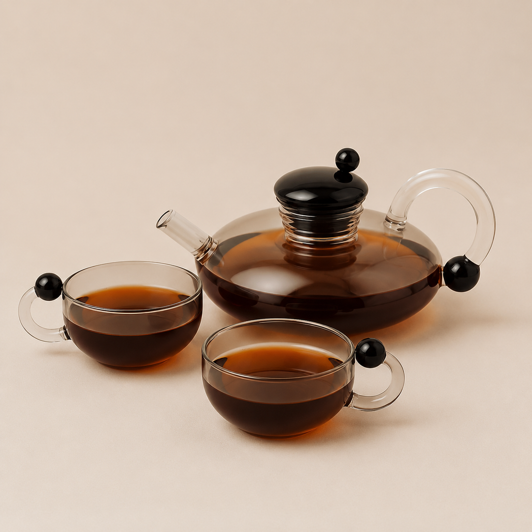 Teapot Set with Built-in Tea Infuser Filter