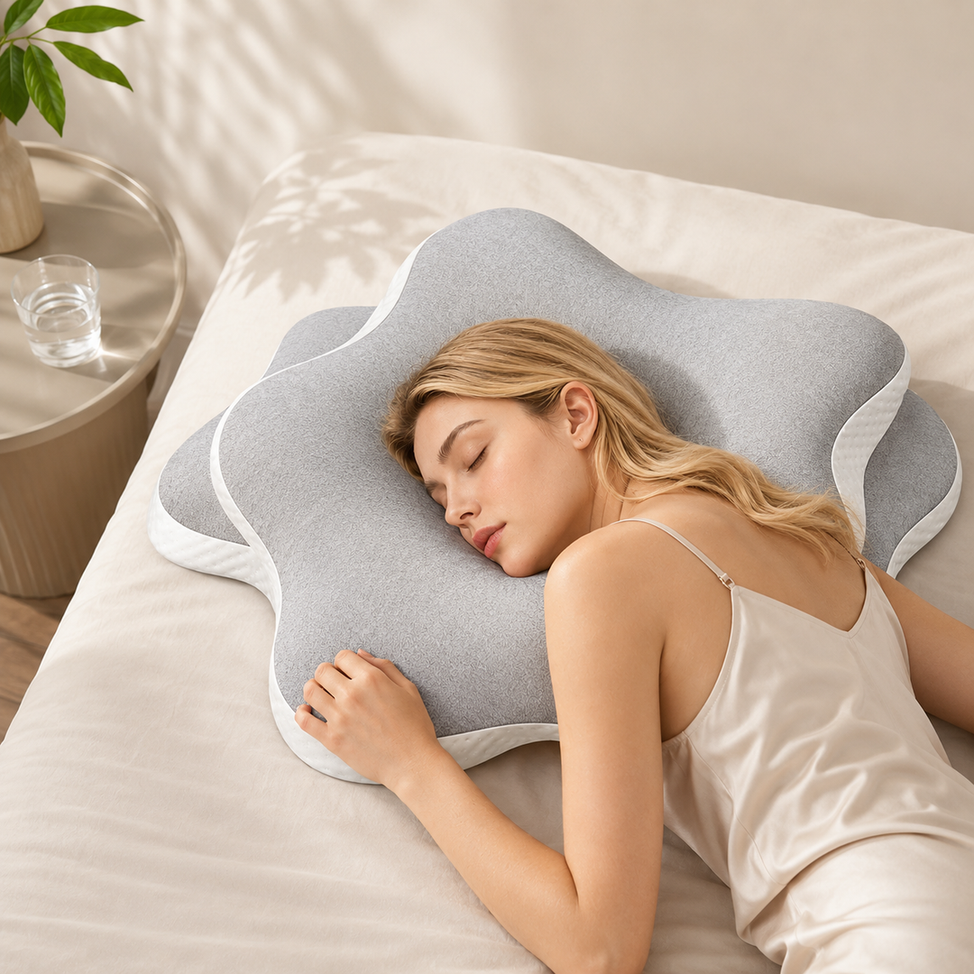 Memory Foam Cervical Pillow Neck Pain Relief Ergonomic Orthopedic Neck Support