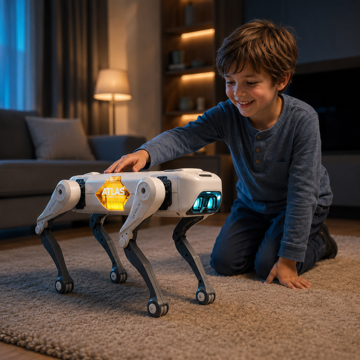 AI Smart Robot Dog Voice App Control Programming Dancing Singing Kids Gift