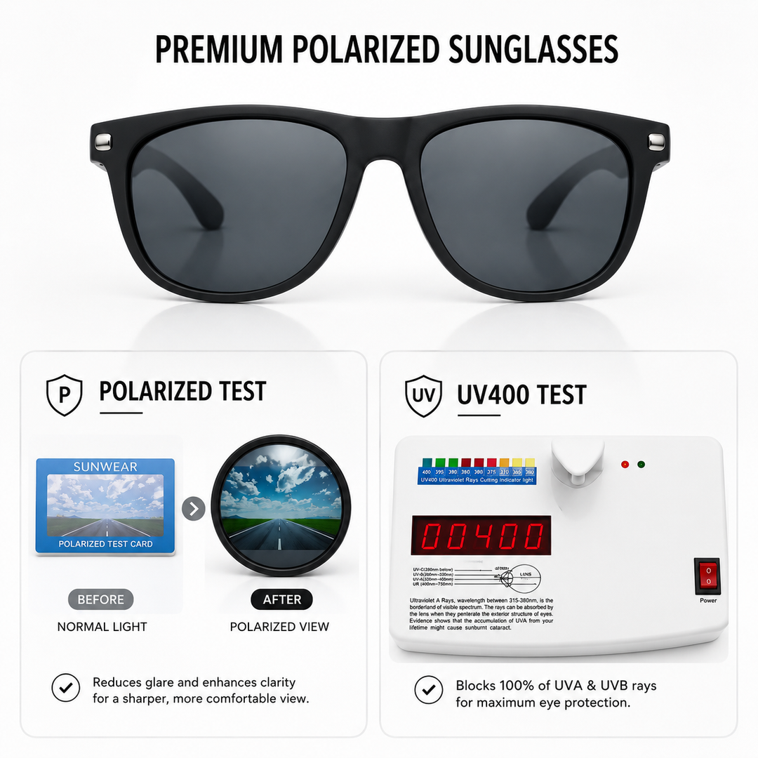 Driving Sunglasses Night Vision Polarized UV400 for Men Outdoor Sport Goggles