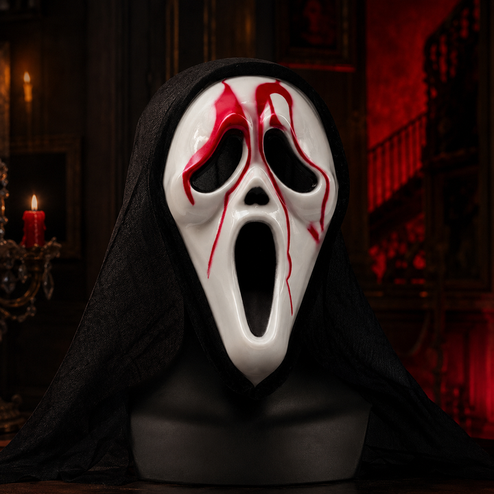 Ghostface Scream Villain Mask – Iconic Horror Costume