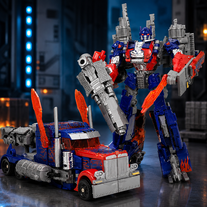 Transforming toy robot - Blue