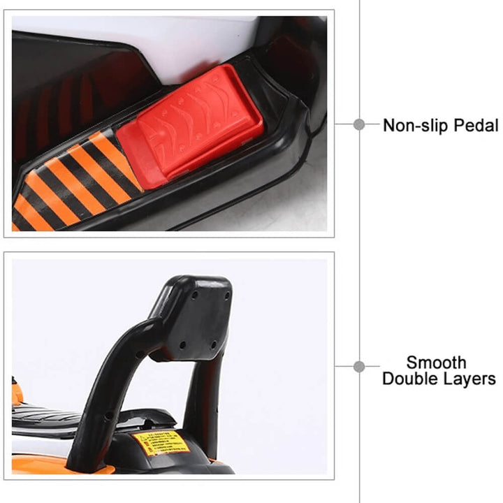 Electric Ride On Excavator Toy Vehicle