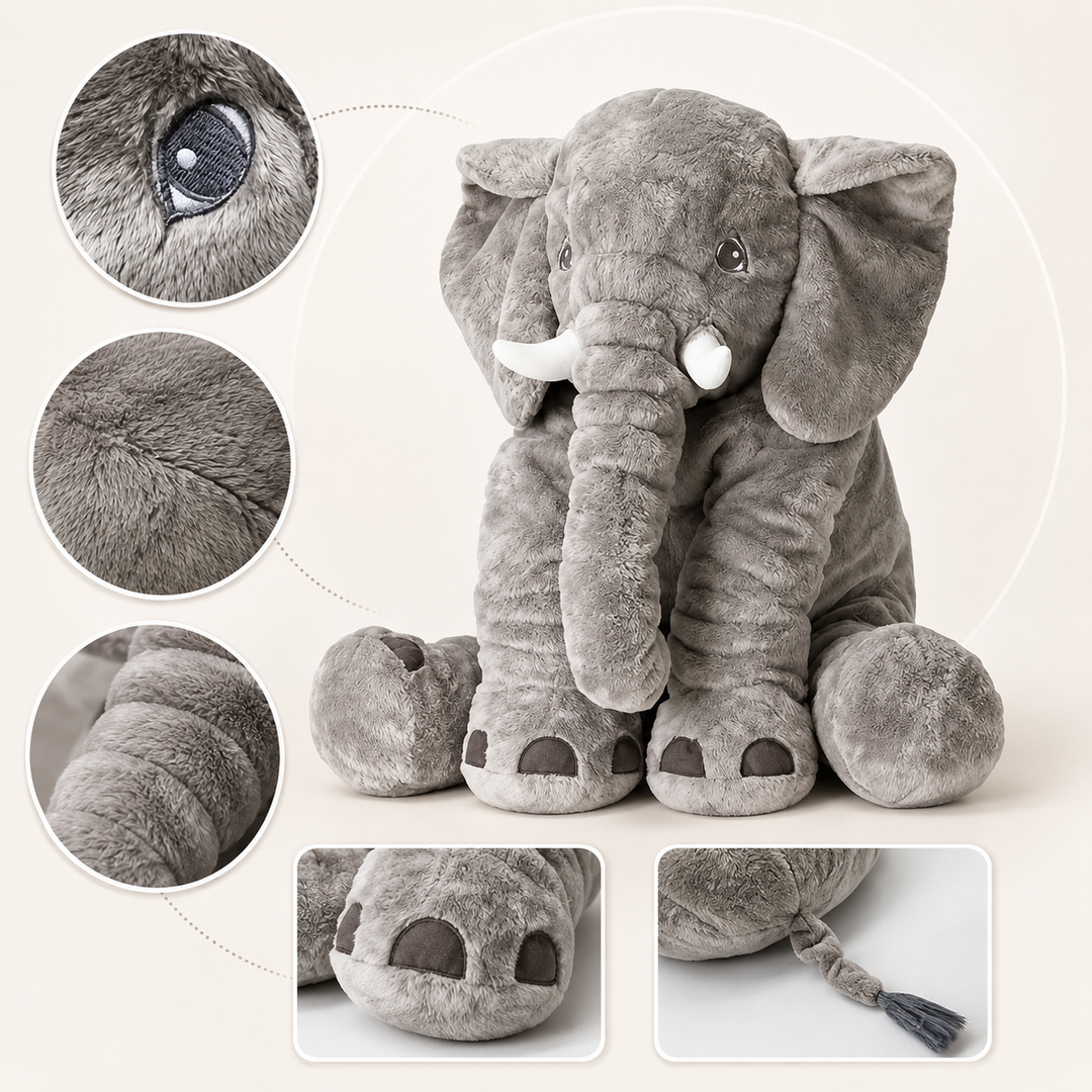Soft Elephant Plush Toy Cute Baby Sleeping Pillow Kids Gift