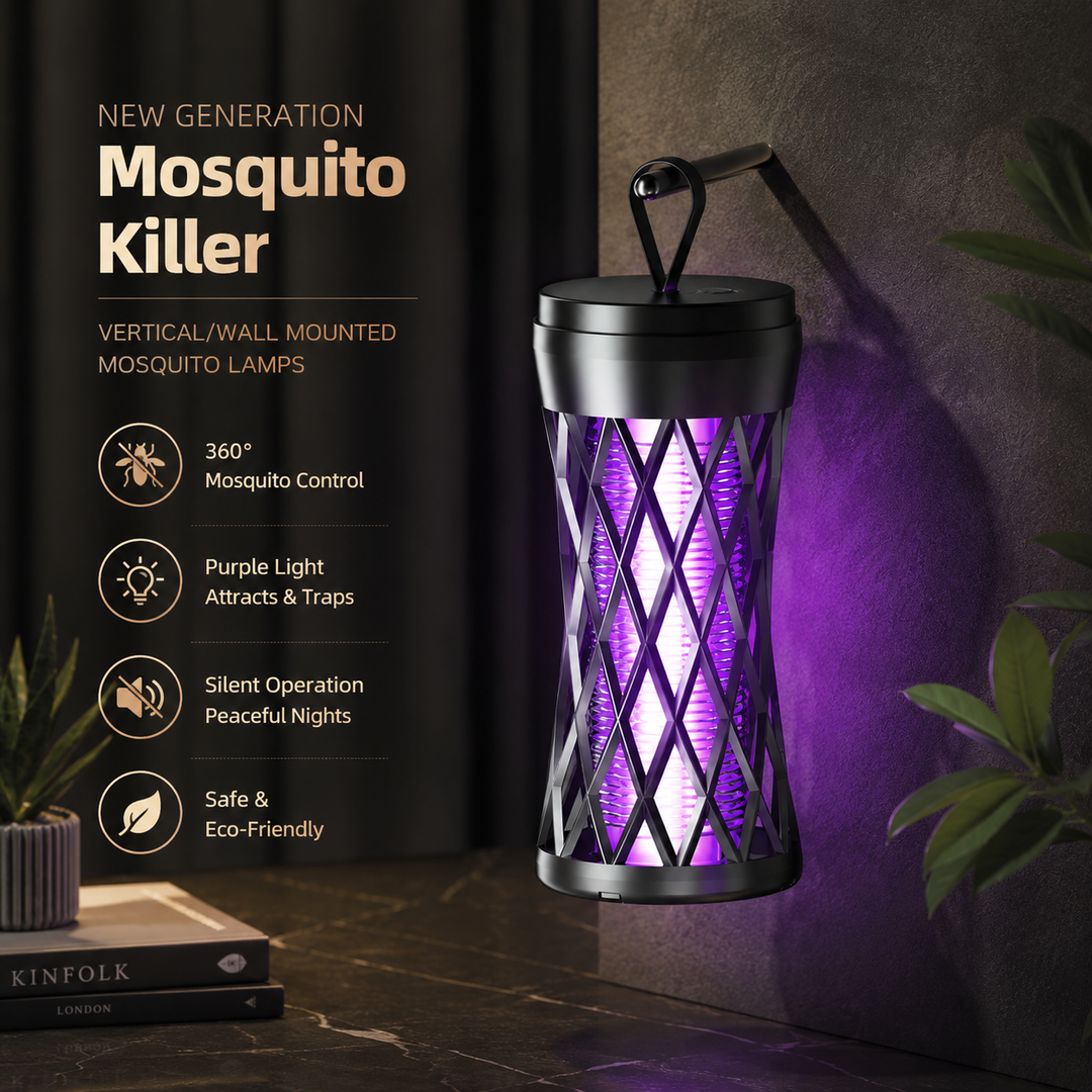 Electric Shock Mosquito Killer Lamp Outdoor LED Insect Trap Light