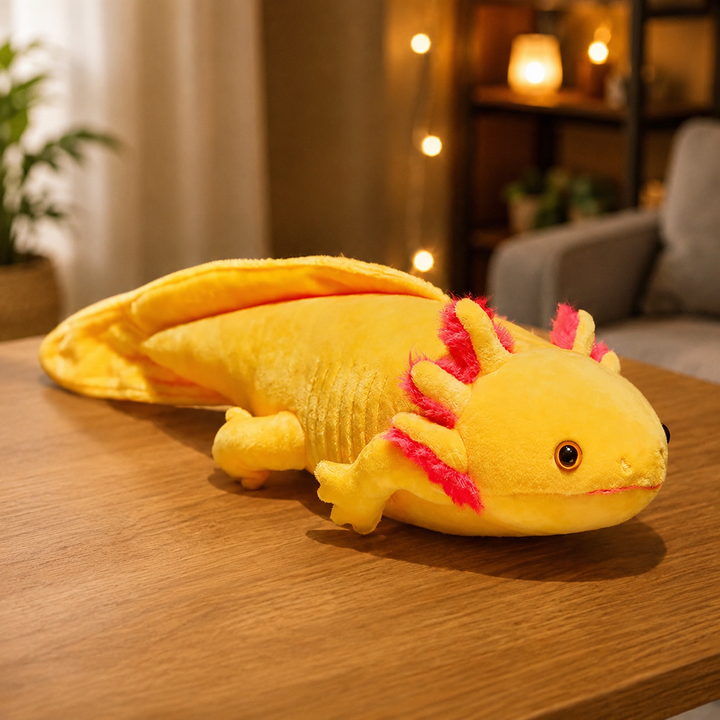Kawaii Newt Plush Toy Soft Salamander Long Pillow Kids Gift