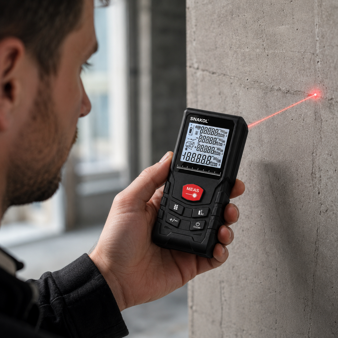 Laser Distance Meter Rangefinder Digital Measuring Tool 50M 100M 120M