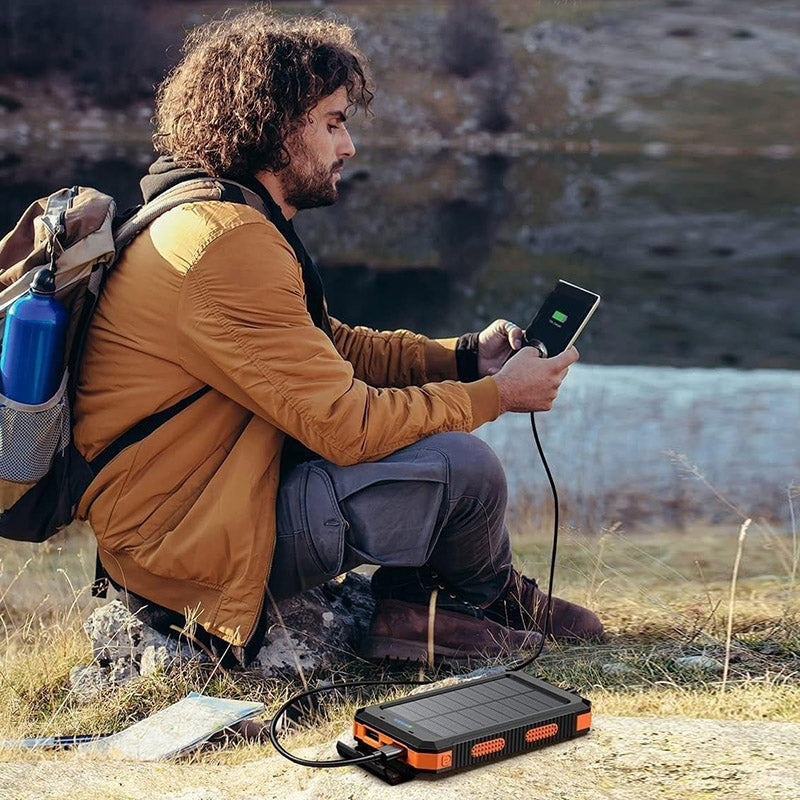 Solar Power Bank Charger Mobile Phone