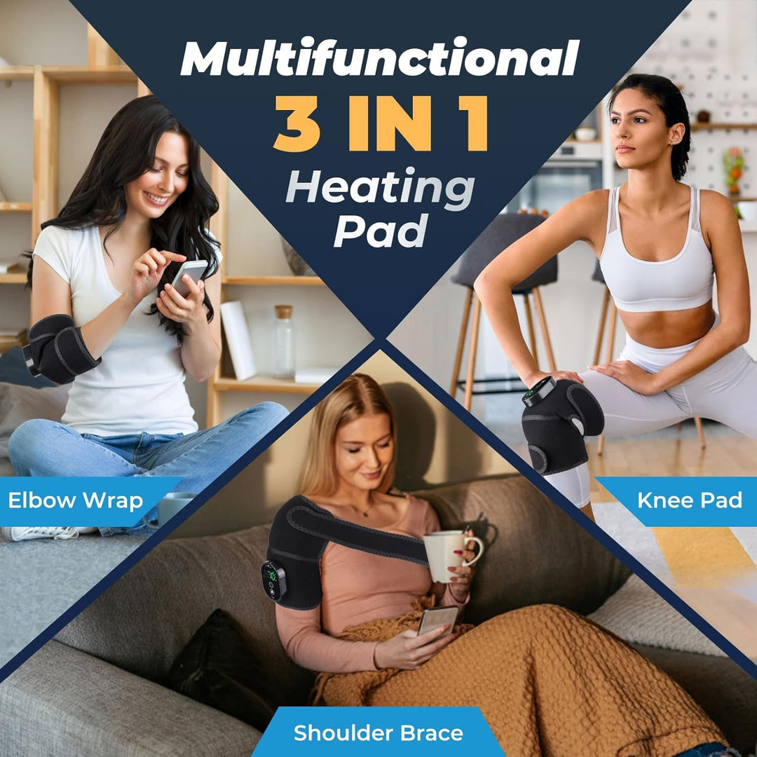 Wireless Knee Heat Therapy Wrap Rechargeable