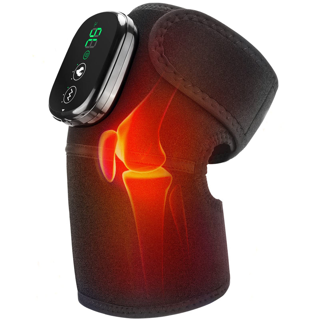 Heated Knee Massager Therapy Device 3-in-1
