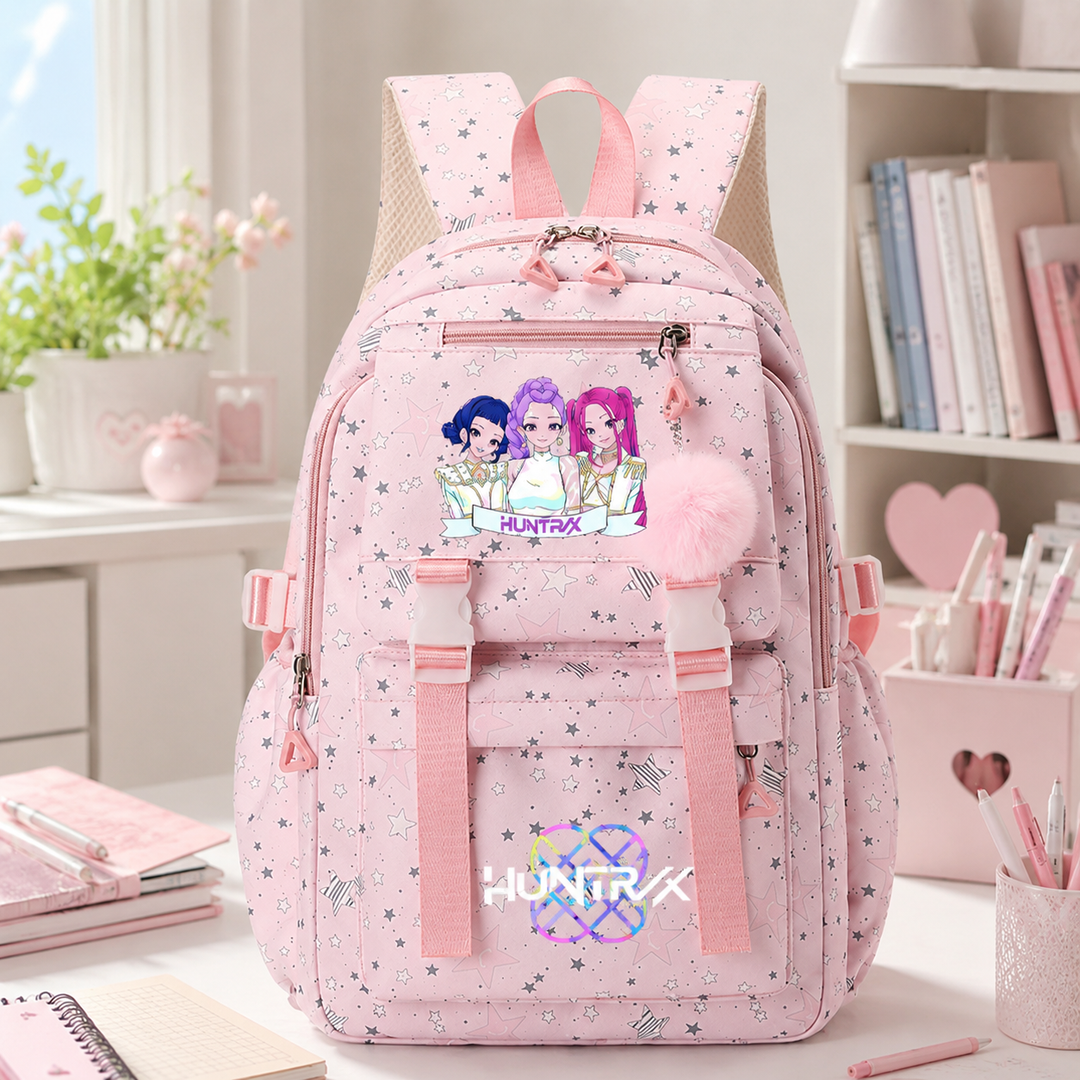 Girls KPop Demon Hunters Huntrix School Backpack