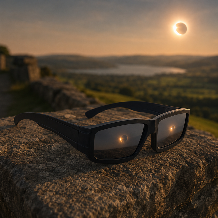 Solar Eclipse Sunglasses Sport Wraparound Eyewear for Safe Eclipse Watching