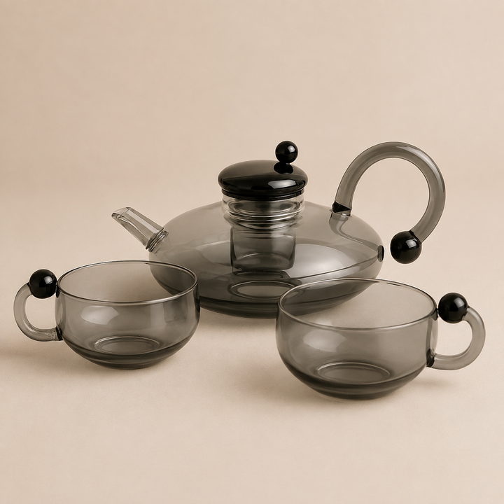 Teapot Set with Built-in Tea Infuser Filter