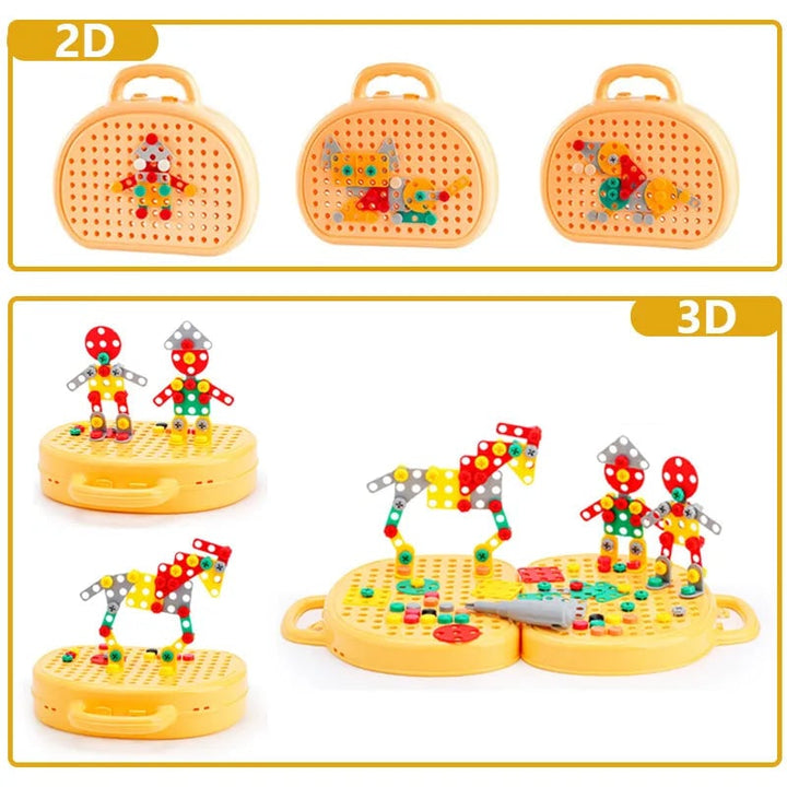 Montessori Toy Set Toolbox Educational Play Set