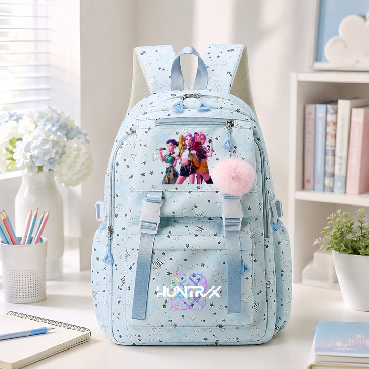 Girls KPop Demon Hunters Huntrix School Backpack