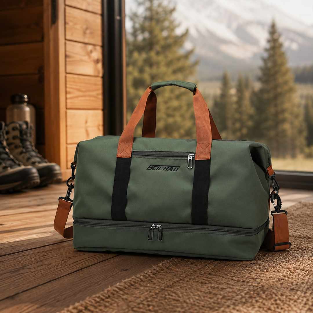 Sports Duffel Bag Water Resistant Travel Carry Bag