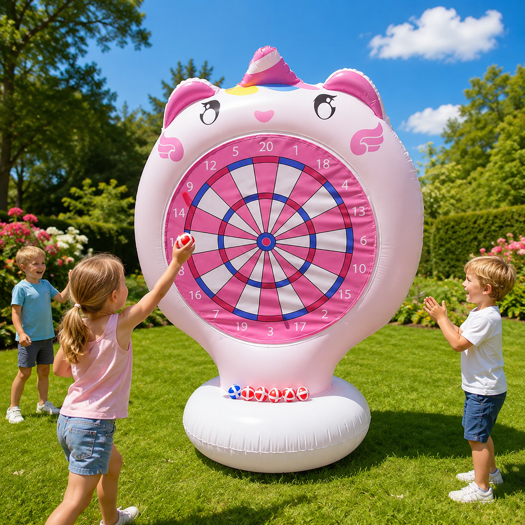 Inflatable Dart Board Water Game Pool Float Summer Beach Party Kids Gift