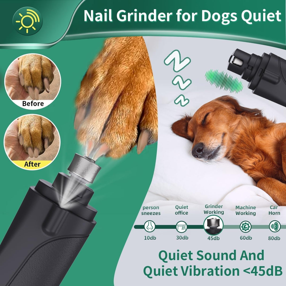 Cat Dog Nail Clippers Trimmers USB Rechargeable with LED Light