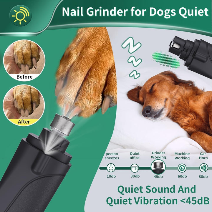 Cat Dog Nail Clippers Trimmers USB Rechargeable with LED Light