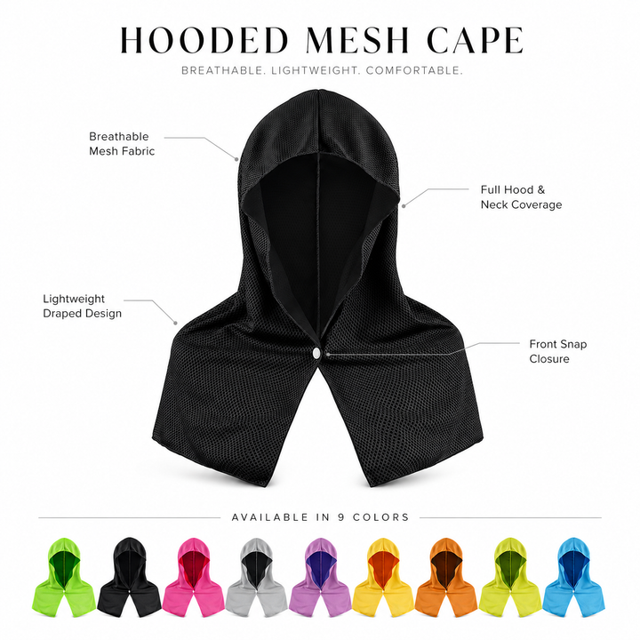 Cooling Hooded Towel UV Protection Quick Dry Camping Cycling Running