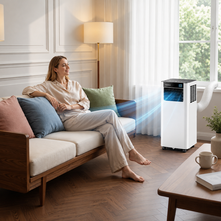 8000 BTU Smart Portable Air Conditioner WiFi App Voice Remote Smart Home