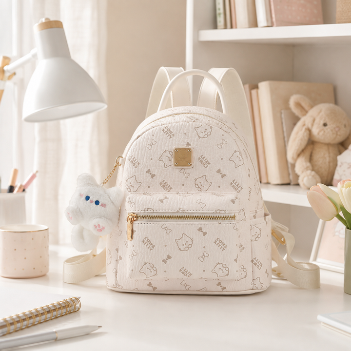 Hello Kitty Girls School Backpack, Large Capacity