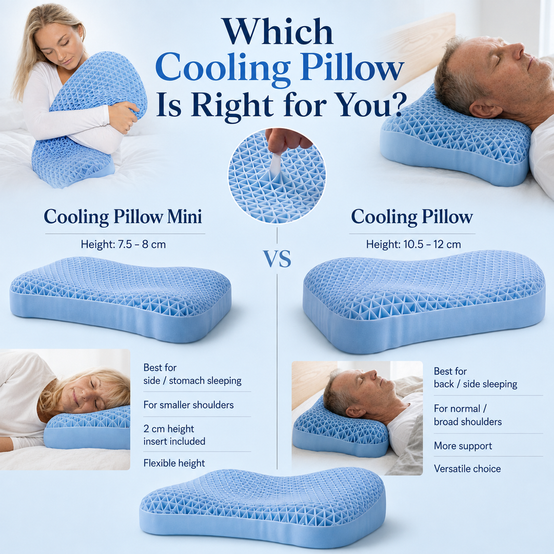 Cooling Gel Memory Foam Pillow Rectangular Standard Size