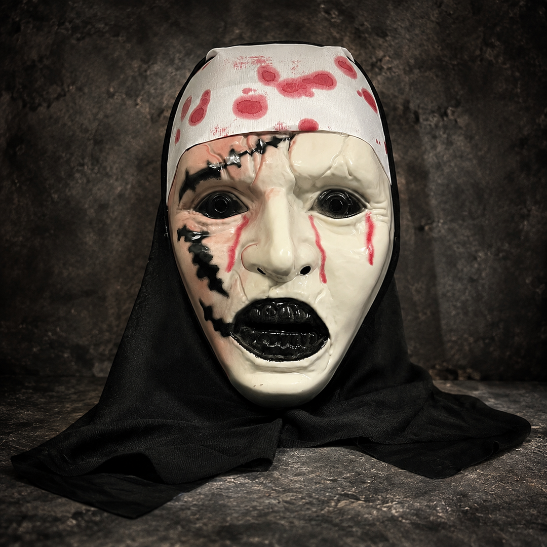 Bloody Nun Horror Mask Halloween Costume Mask