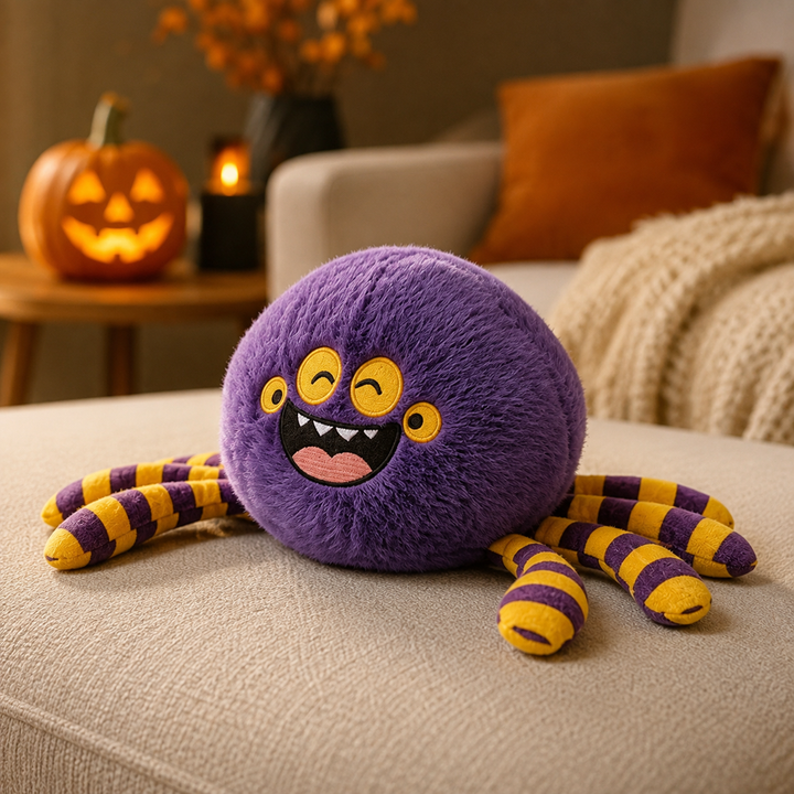 Halloween Plush Decoration Ornaments Pumpkin Ghost Bat Spider